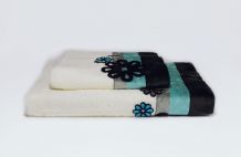 Komplet Ręczników Daisy Turkus 50x100+70x140