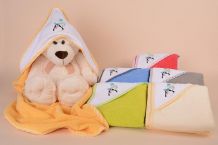 Ręcznik Dziecięcy Frotte z Kapturkiem Pingwinek