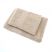 Komplet 4 Ręczników Frotte WIKTOR (2x 70x140 + 2x50x100) BEŻOWY