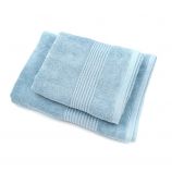 Komplet 4 Ręczników Frotte WIKTOR (2x 70x140 + 2x50x100) BŁĘKITNY