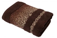Komplet Ręczników Arabesca CZEKOLADOWY (50x100+70x140)