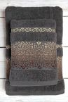 Komplet Ręczników Arabesca ANTRACYT (50x100+70x140)